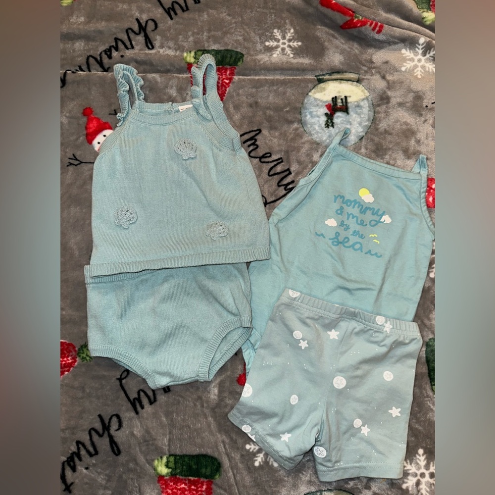 Carters Baby Girl Beach Outfits